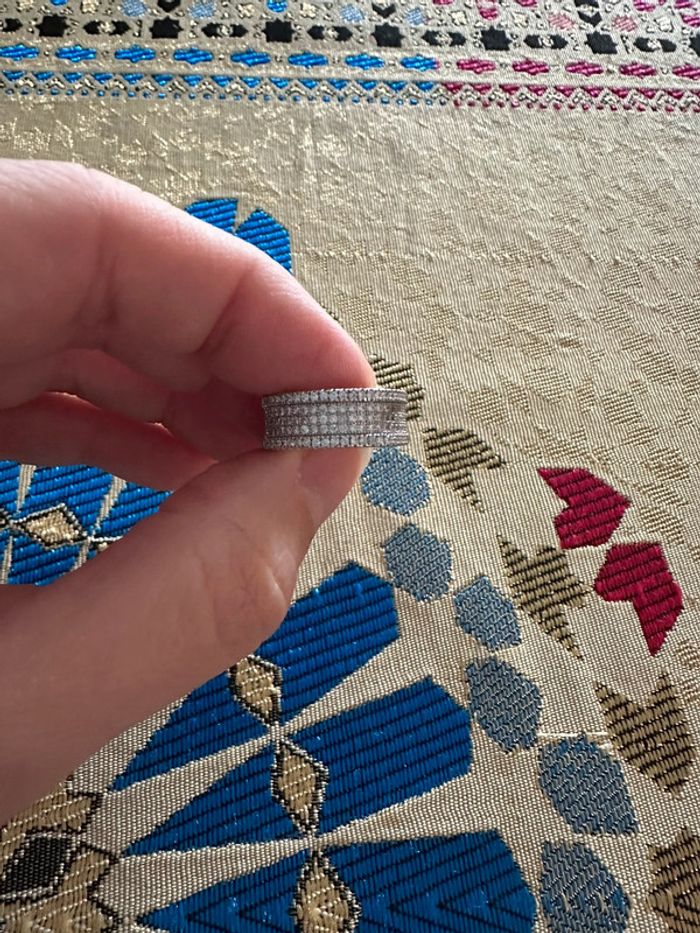 Bague en argent 925/1000ème taille 52 - photo numéro 3