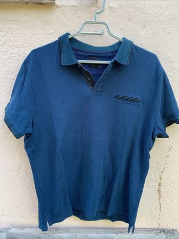 Haut Tshirt Polo Bleu Marine Brice TXL