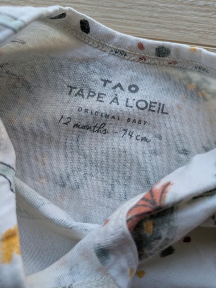 Lot pyjama+body tao 12 mois - photo numéro 2