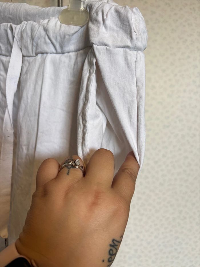 Pantalon blanc et doré taille unique made in italy - photo numéro 4