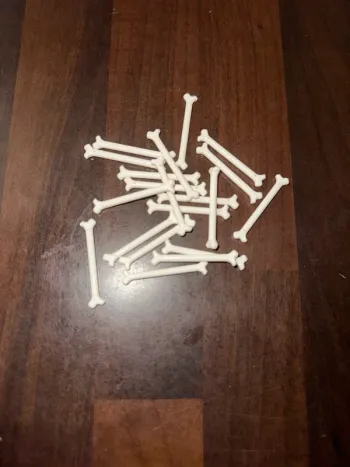 20 os Long accessoires Lego, Bone, Long réf 92691 White