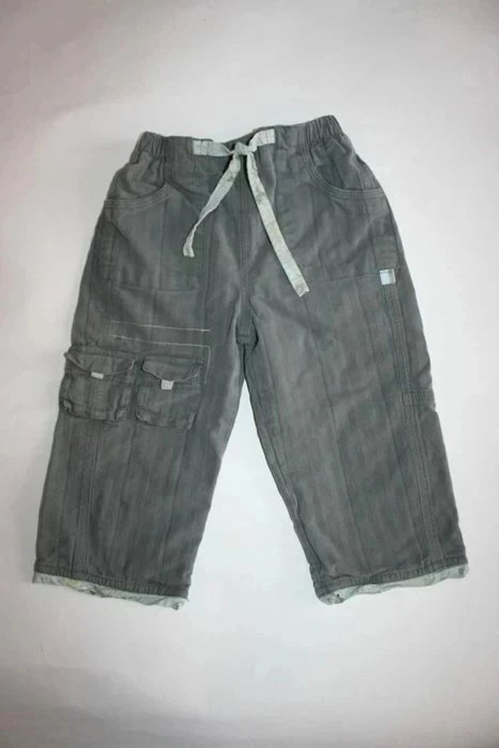 Pantalon gris doublé Petit Boy, 24 mois