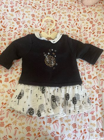 Robe bébé Orchestra taille 1 mois - 54 cm