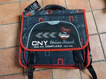 Cartable complices noir et rouge