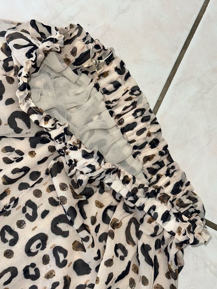 Jupe léopard beige taille M/L - photo numéro 3