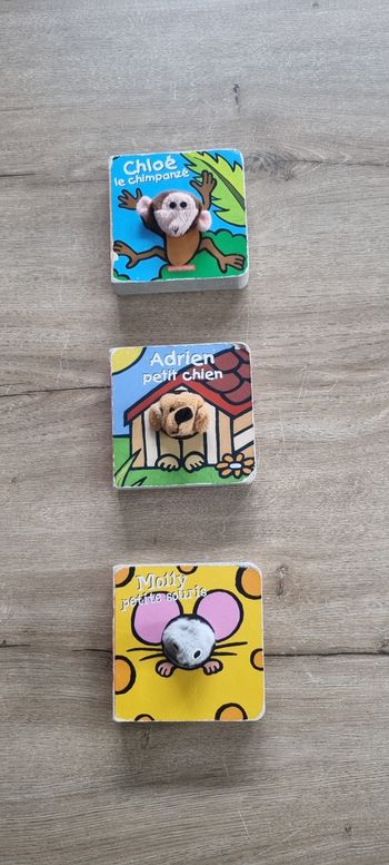 Lot livres marionnettes