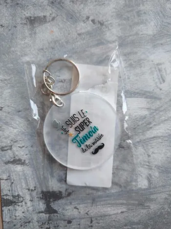 Porte clef témoin de la mariée