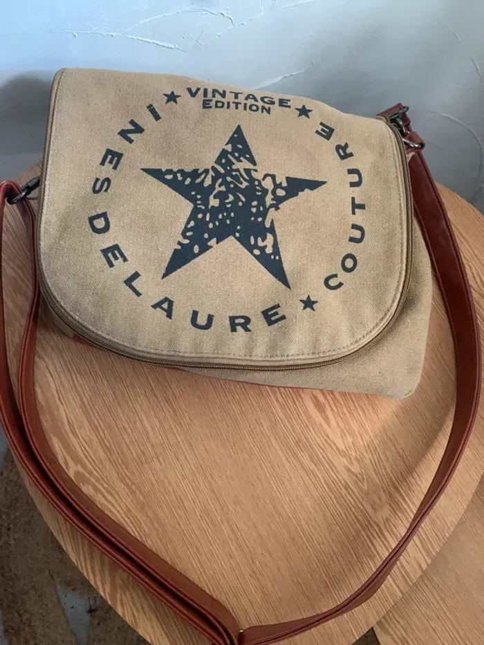 Sac bandoulière vintage édition Inès delaure couture