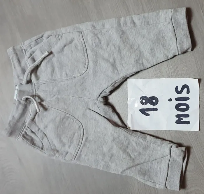 Pantalon jogging 18mois 81cm garçon - photo numéro 2