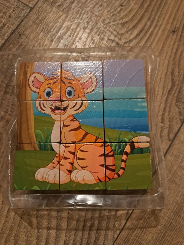 Cubes en bois animaux - photo numéro 6