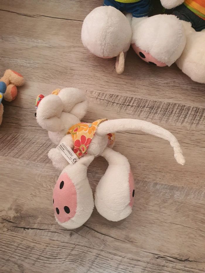 Lot de 4 peluches diddl diddlina et wollywell - photo numéro 3
