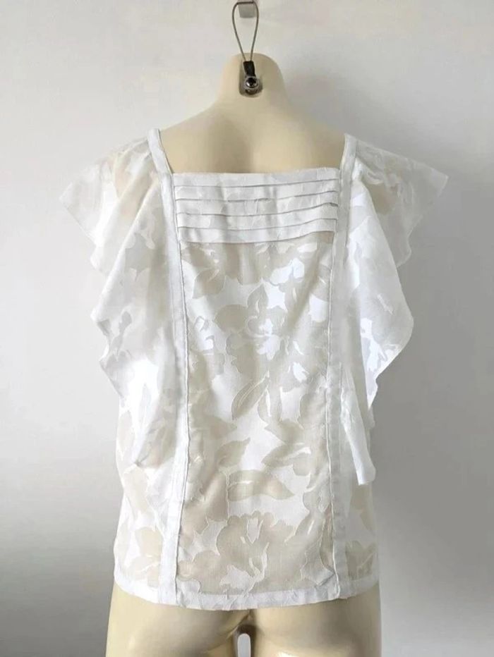 Débardeur blanc vintage - Micmac St Tropez - taille 36 - photo numéro 2