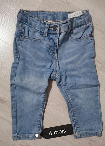 Jean 6 mois fille