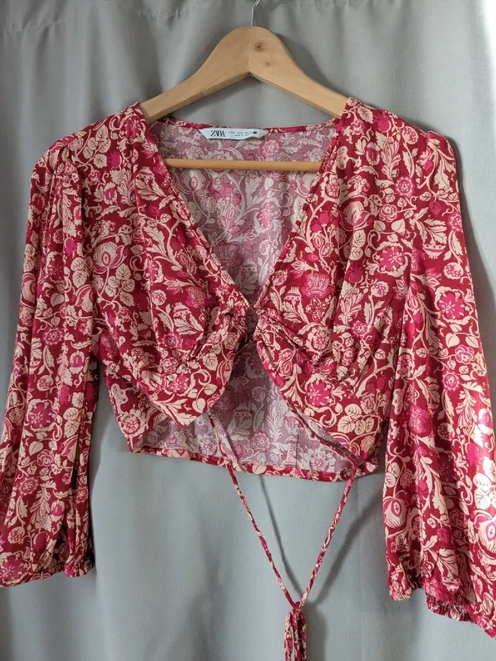 Blouse courte Zara