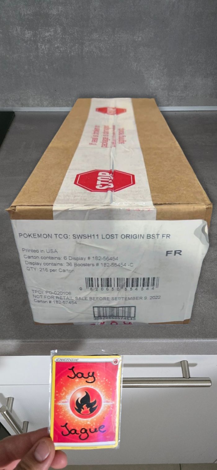 Pokemon Case de 6 displays Origine perdue