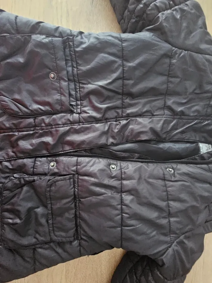 Doudoune /manteau noir taille 5 ans - photo numéro 8