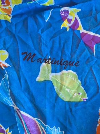 Accessoire en tissu de Martinique
