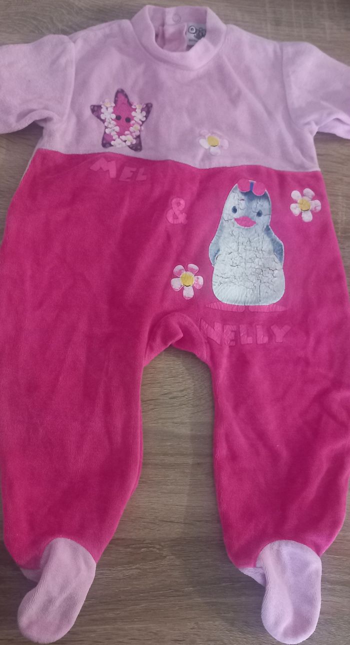 Pyjama fille 3 mois large