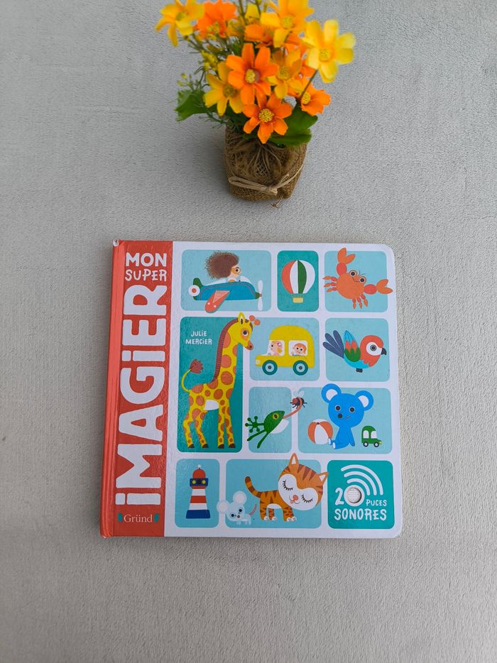 Livre sonore Mon super imagier Gründ