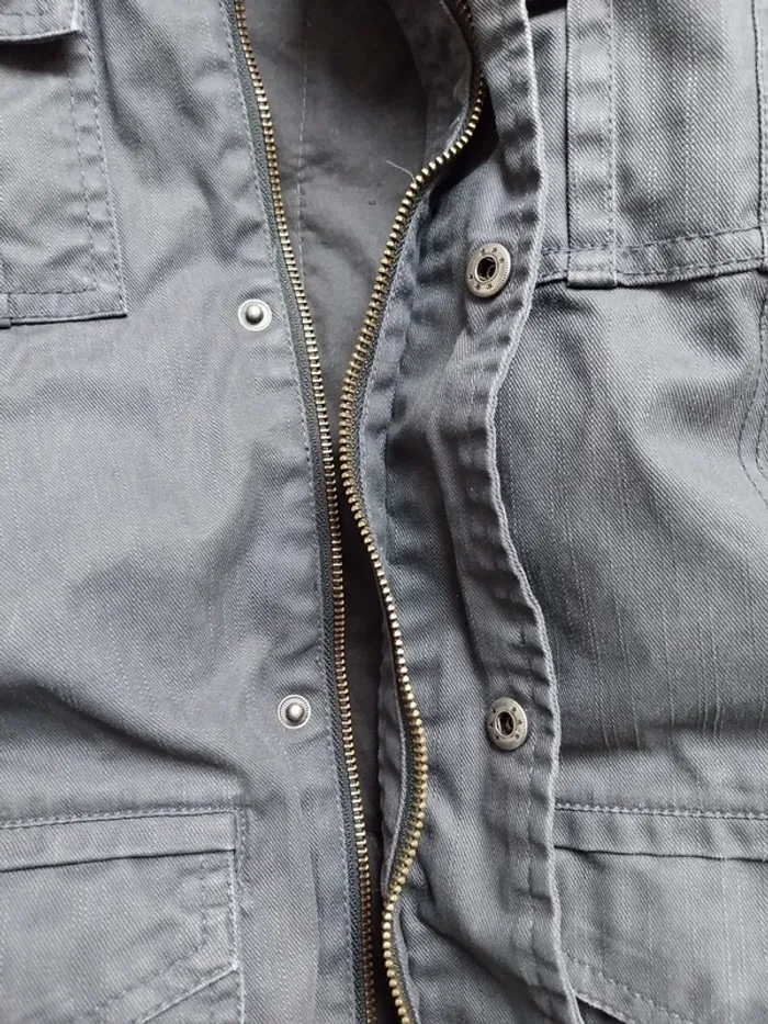 Veste matelassée grise bleue marine Jules XL - photo numéro 6