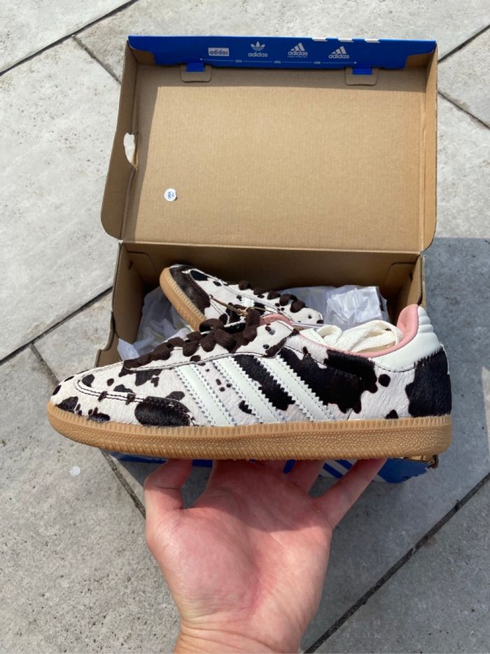 Adidas Samba Cow Print Asos - photo numéro 7