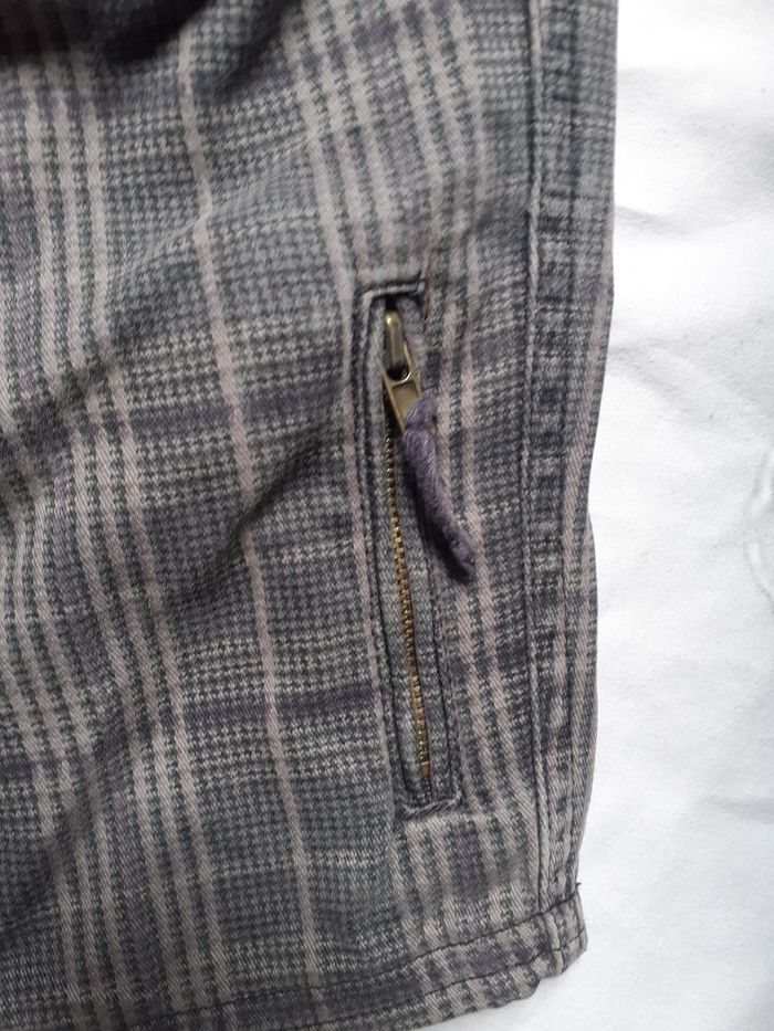 Short à carreaux gris - photo numéro 2