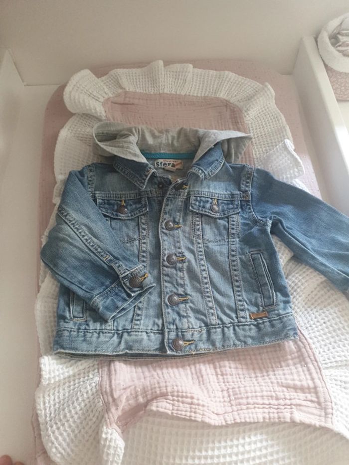 Veste en jean mixte 6/12m