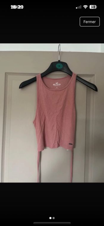 Petit haut rose hollister