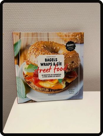 Livre recette bagels et wraps