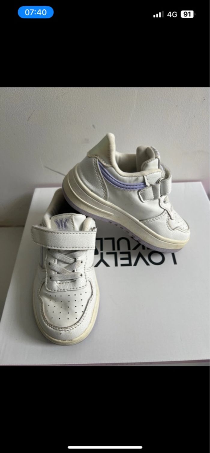 Basket fille blanche - photo numéro 2