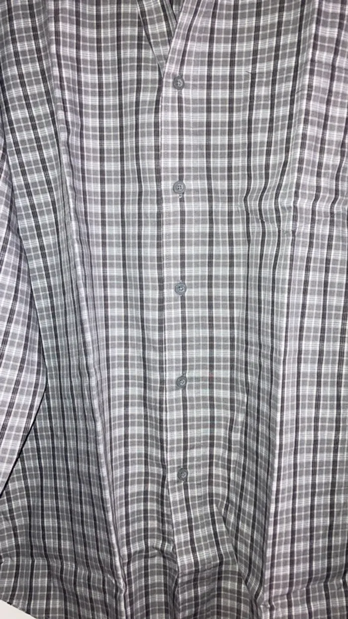 Chemise homme manches longues grise L - photo numéro 3