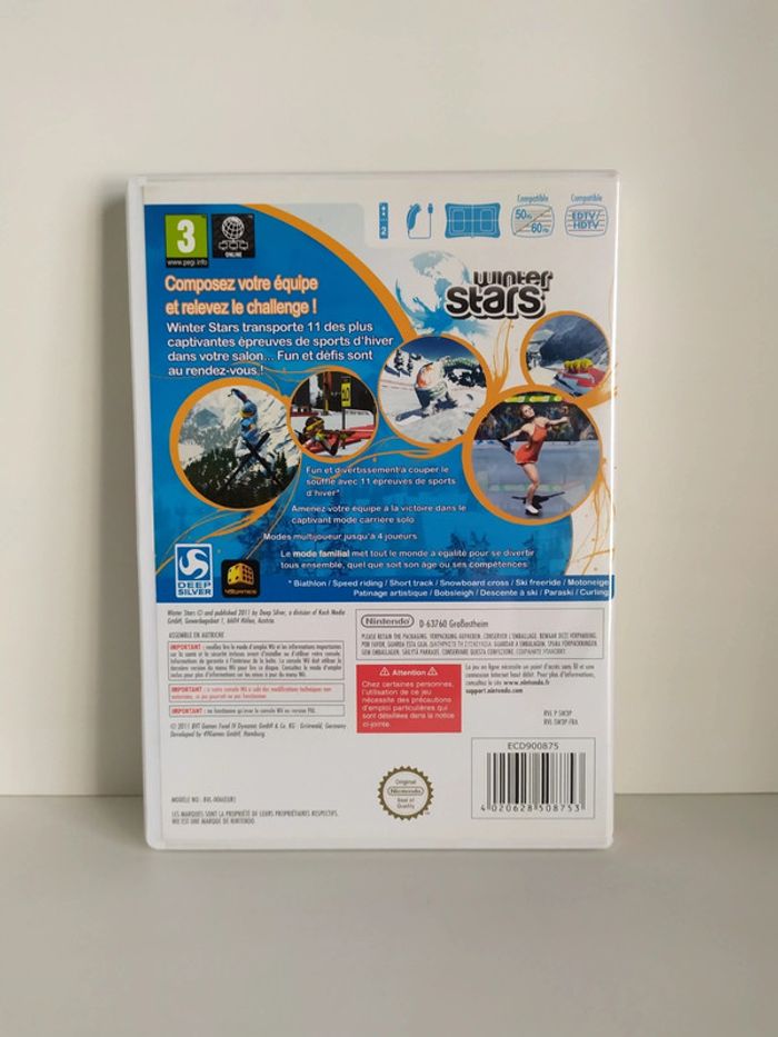 Winter stars Nintendo Wii Pal complet - photo numéro 2