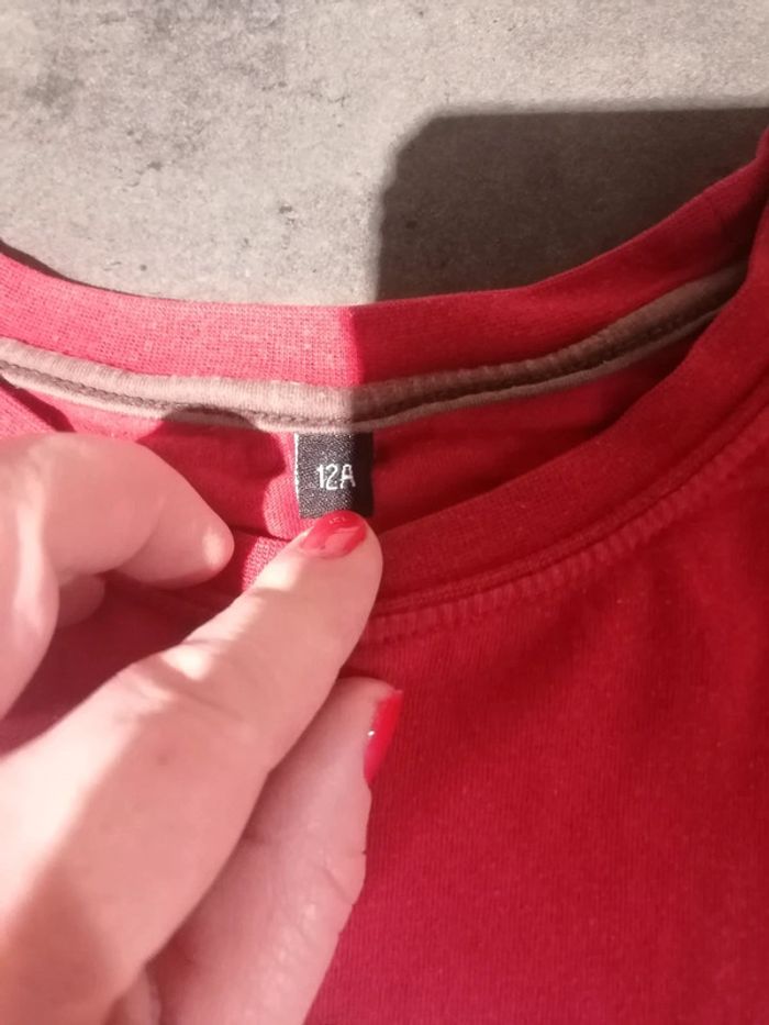 Tee shirt rouge garçon - photo numéro 4