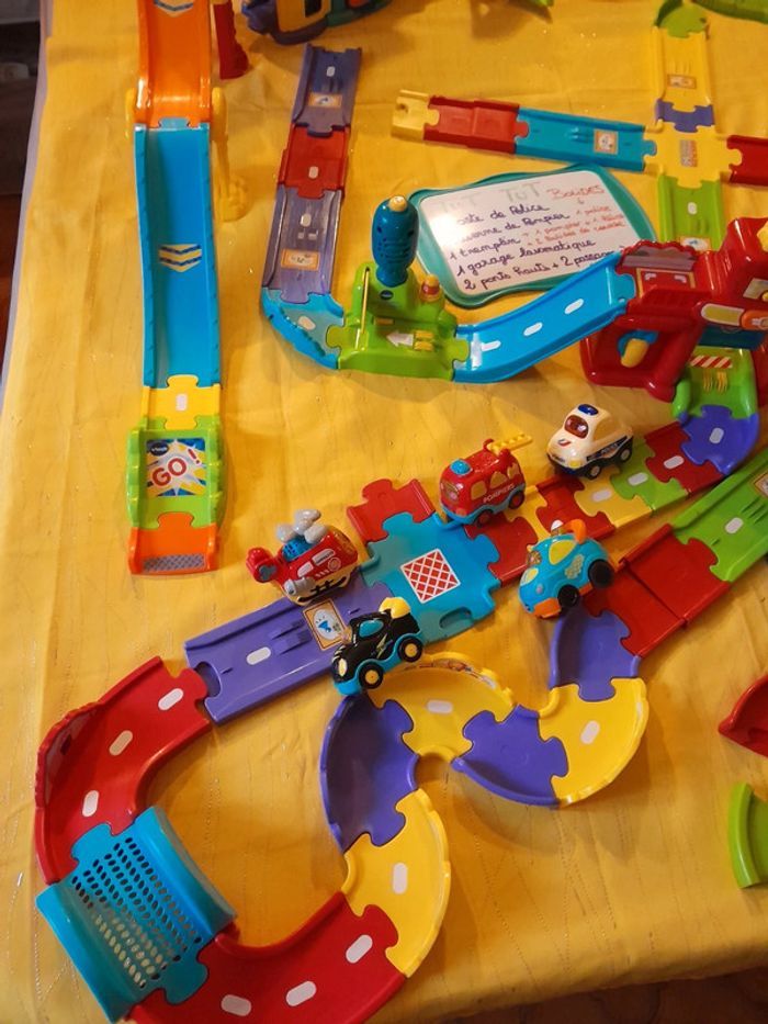 Énorme Lot / ensemble de Tut Tut Bolide Vtech Avec 5 Bolides - photo numéro 6