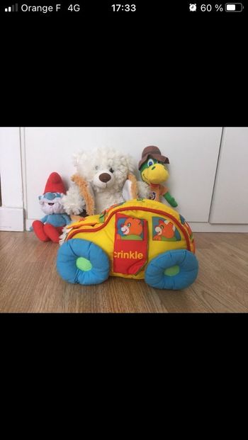 Lot de 4 peluches