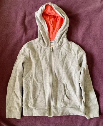 Sweat-shirt à capuche à zip fille 6 ans Gemo