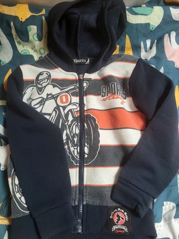 Gilet zippé 6 ans