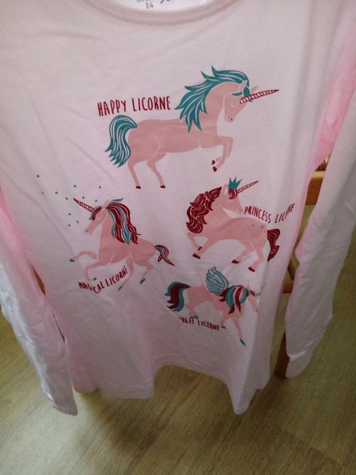 T-shirt manches longues fille - photo numéro 3