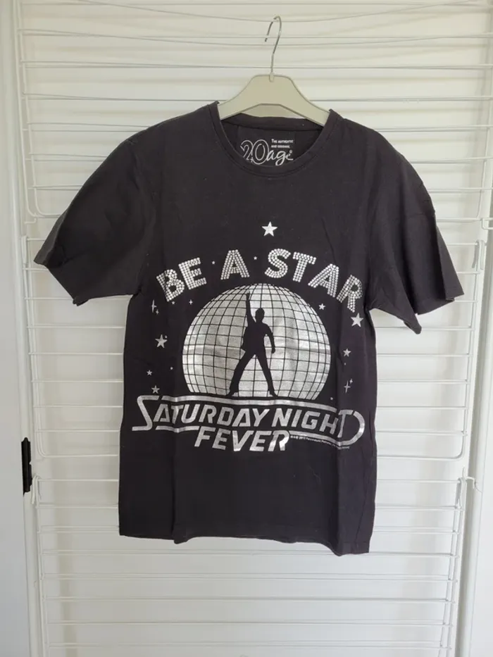 Tee-shirt MC noir S