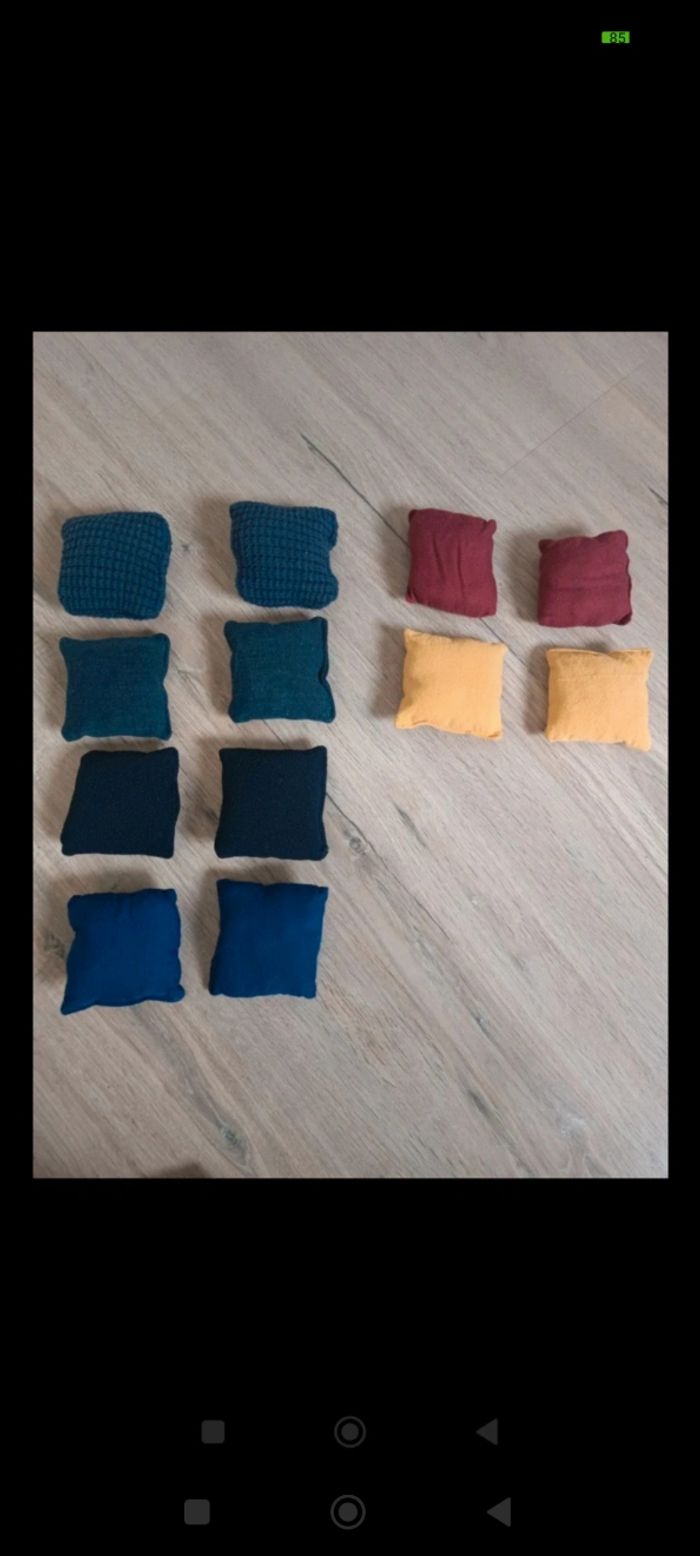 Coussins sensoriels Montessori