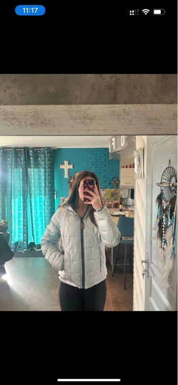 Veste réversible argentée 80 DB ORIGINE