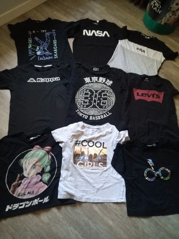 Lot de 9 tee-shirts 14 ans T.S