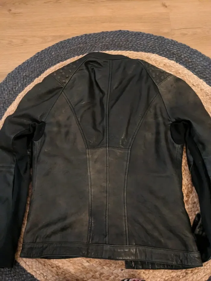 Veste en cuir d agneau i.code - photo numéro 7