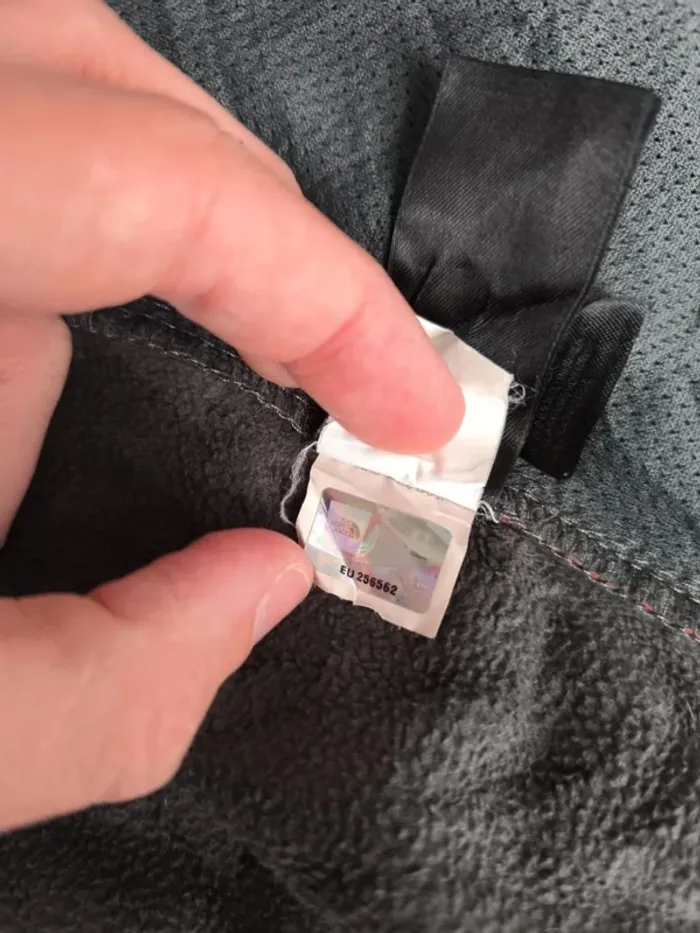 Jacket The North face XL Homme rouge/gris logo blanc Apex Y2K - photo numéro 7
