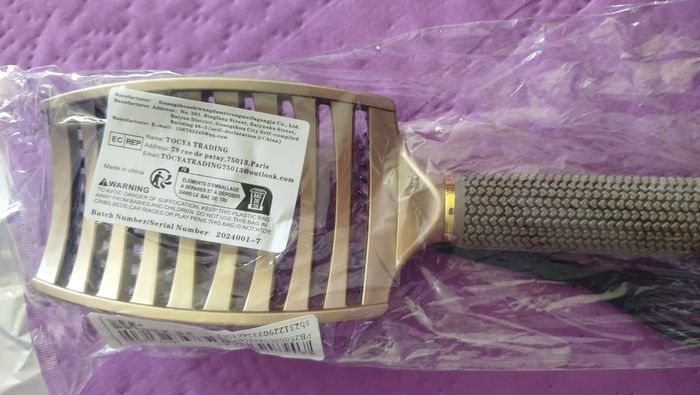 Brosse magique doré et griffe de nettoyage neufs - photo numéro 4