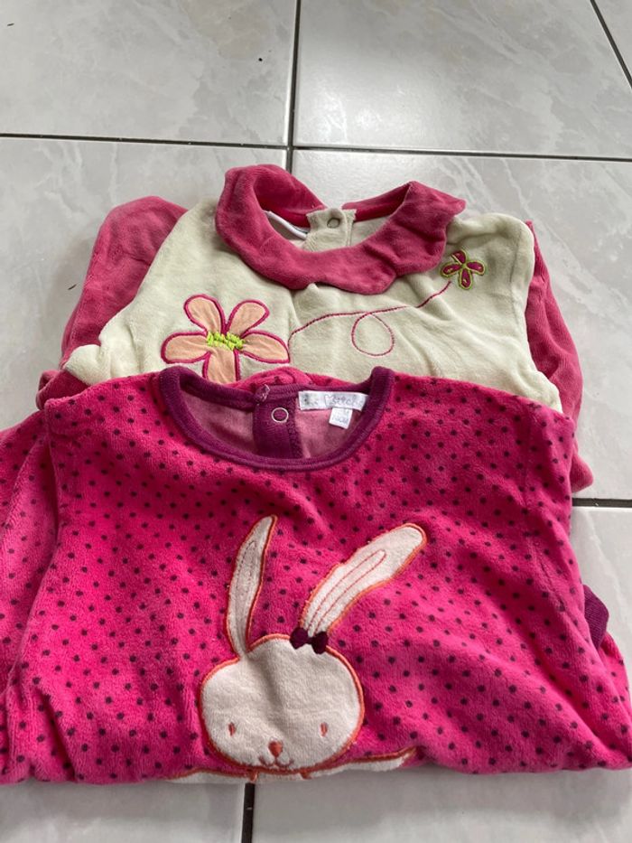 Lot de 2 pyjamas 12 mois fille