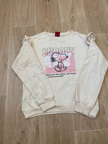 🎀 Pull snoopy 10 ans fille