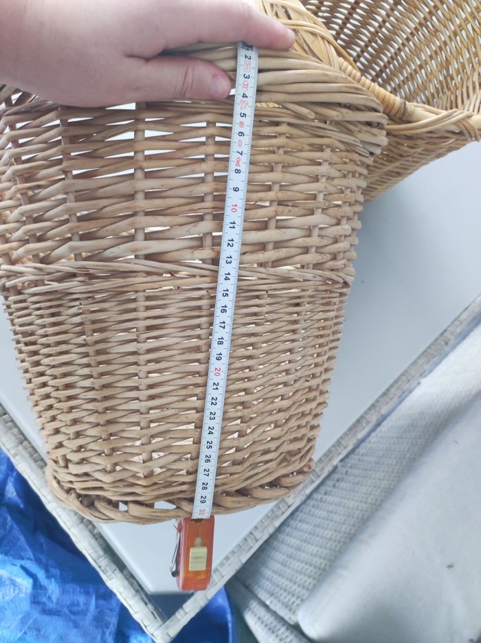 Deux paniers en osier - photo numéro 7