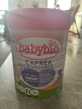 Lait baby bio caprea croissance âge 3 