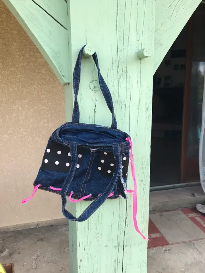 sac en jean fille - photo numéro 2